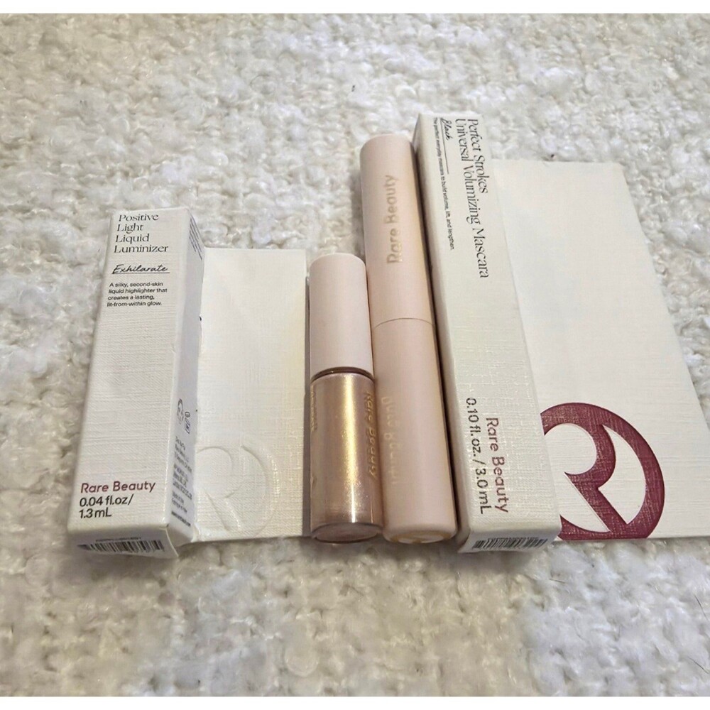 Rare Beauty Positive Light Liquid Luminizer & Mascara Set